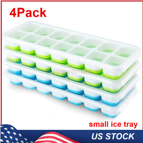 Ice cube tray with lid - tray, 4